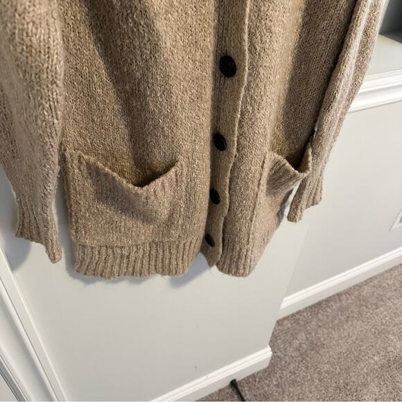 Isabel Marant Etoile Oatmeal Neutral Cardigan Sweater Medium - Picture 9 of 12